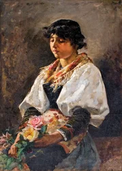 Ciociara Donna della regione di Ciociaria, Italia